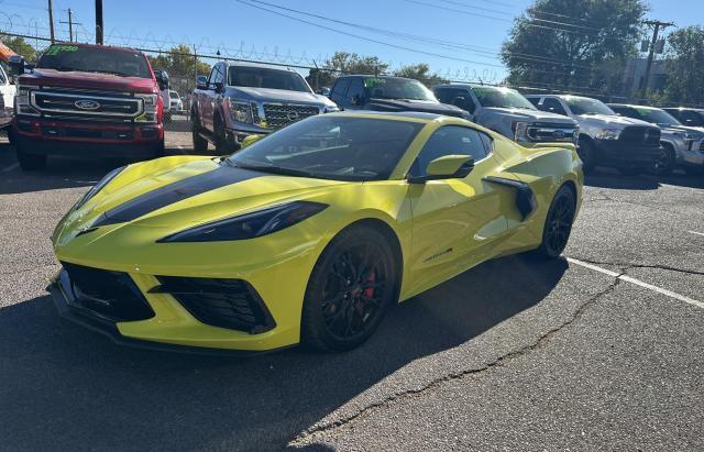 1G1YC2D43P5138219 - 2023 CHEVROLET CORVETTE STINGRAY 3LT YELLOW photo 2