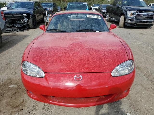 JM1NB353X10204293 - 2001 MAZDA MX-5 MIATA BASE RED photo 5