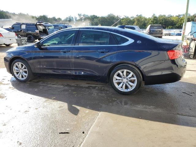 2G1105S35H9113333 - 2017 CHEVROLET IMPALA LT BLUE photo 2