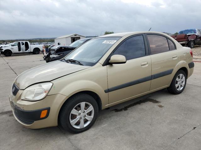 KNADE123286386703 - 2008 KIA RIO BASE TAN photo 1