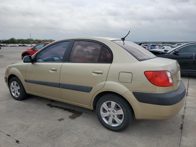 KNADE123286386703 - 2008 KIA RIO BASE TAN photo 2