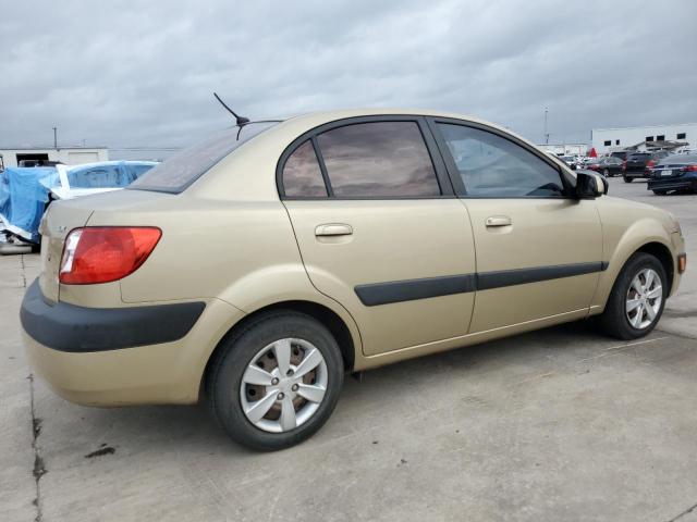 KNADE123286386703 - 2008 KIA RIO BASE TAN photo 3