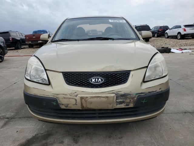 KNADE123286386703 - 2008 KIA RIO BASE TAN photo 5