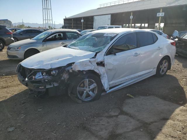 5XXGM4A75FG479691 - 2015 KIA OPTIMA LX WHITE photo 1