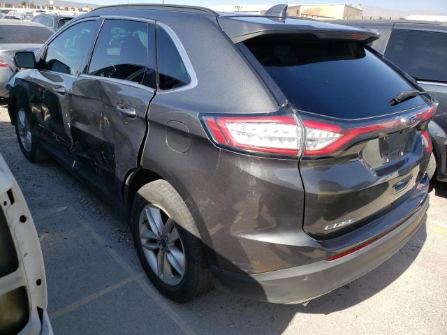 2FMPK3J81HBB03853 - 2017 FORD EDGE SEL CHARCOAL photo 2