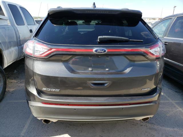 2FMPK3J81HBB03853 - 2017 FORD EDGE SEL CHARCOAL photo 6