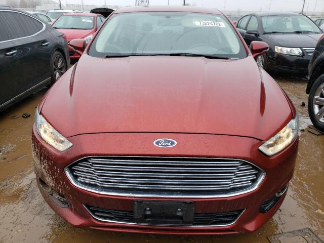 3FA6P0SU5ER168347 - 2014 FORD FUSION TITANIUM PHEV ORANGE photo 5