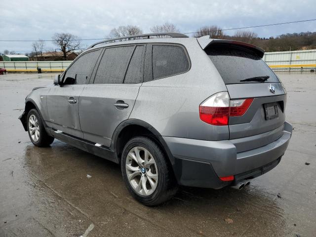 WBXPC93459WJ25100 - 2009 BMW X3 XDRIVE30I GRAY photo 2