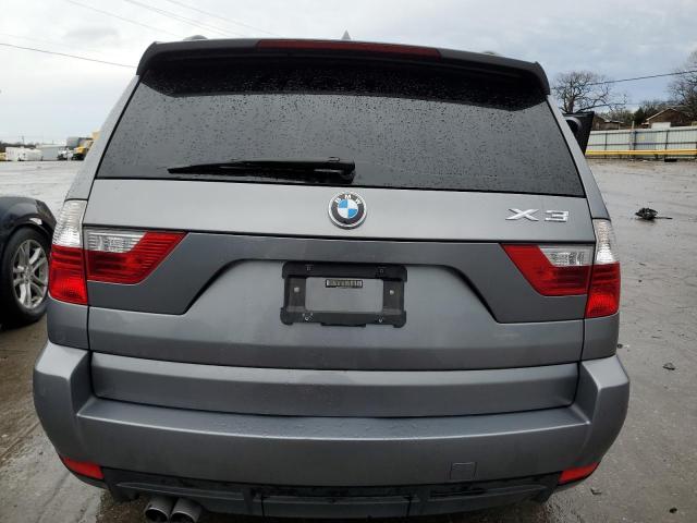 WBXPC93459WJ25100 - 2009 BMW X3 XDRIVE30I GRAY photo 6