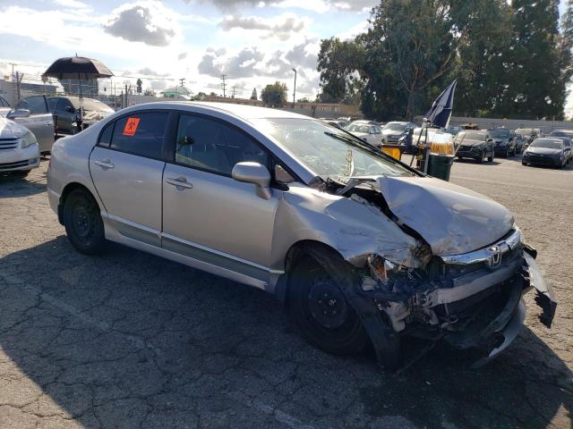 2HGFA16599H308665 - 2009 HONDA CIVIC LX SILVER photo 4