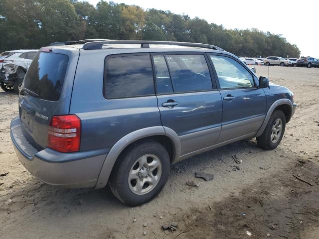 JTEGD21A730068687 - 2003 TOYOTA HIGHLANDER BLUE photo 3