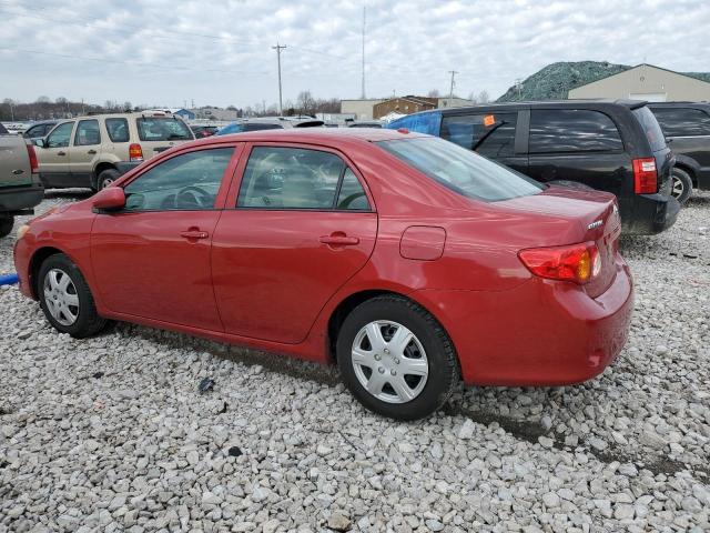 1NXBU4EE8AZ360034 - 2010 TOYOTA COROLLA BASE RED photo 2