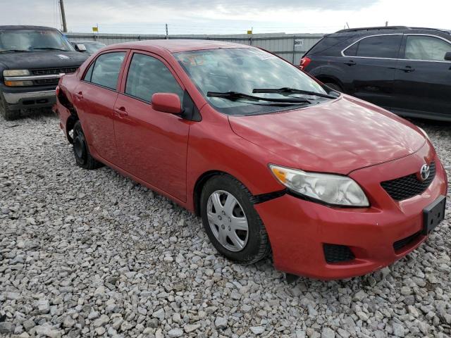 1NXBU4EE8AZ360034 - 2010 TOYOTA COROLLA BASE RED photo 4