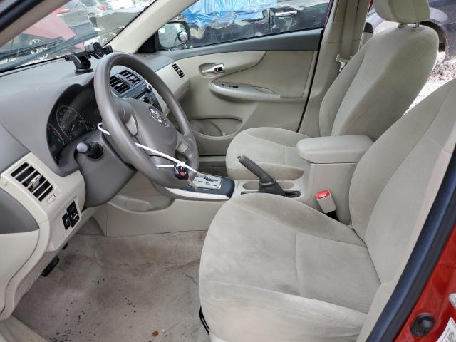 1NXBU4EE8AZ360034 - 2010 TOYOTA COROLLA BASE RED photo 7
