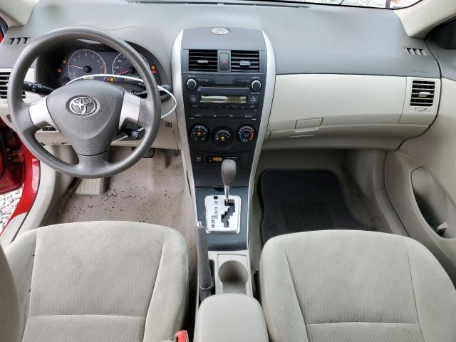 1NXBU4EE8AZ360034 - 2010 TOYOTA COROLLA BASE RED photo 8