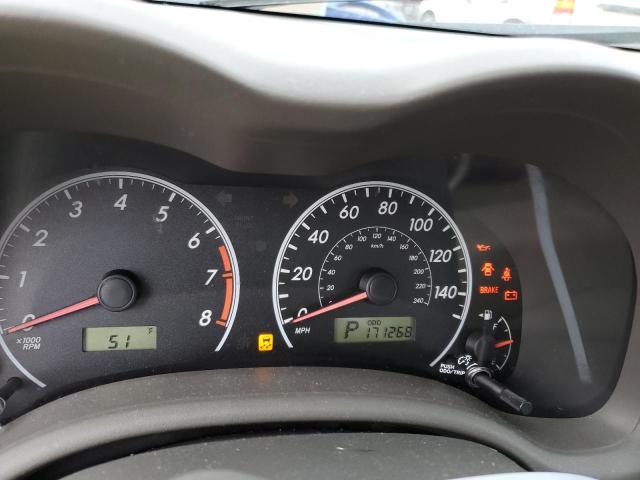 1NXBU4EE8AZ360034 - 2010 TOYOTA COROLLA BASE RED photo 9