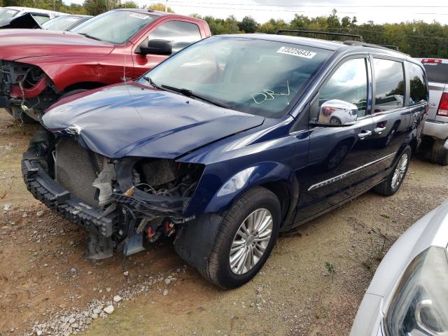 2C4RC1CG5FR610410 - 2015 CHRYSLER TOWN & COU TOURING L BLUE photo 1