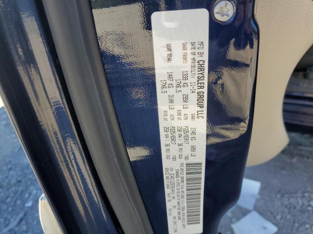 2C4RC1CG5FR610410 - 2015 CHRYSLER TOWN & COU TOURING L BLUE photo 14