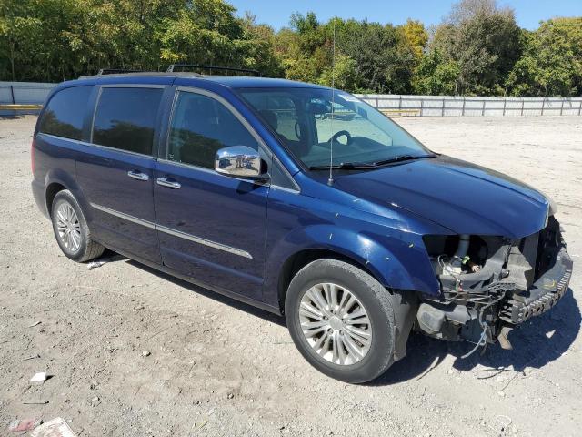 2C4RC1CG5FR610410 - 2015 CHRYSLER TOWN & COU TOURING L BLUE photo 4