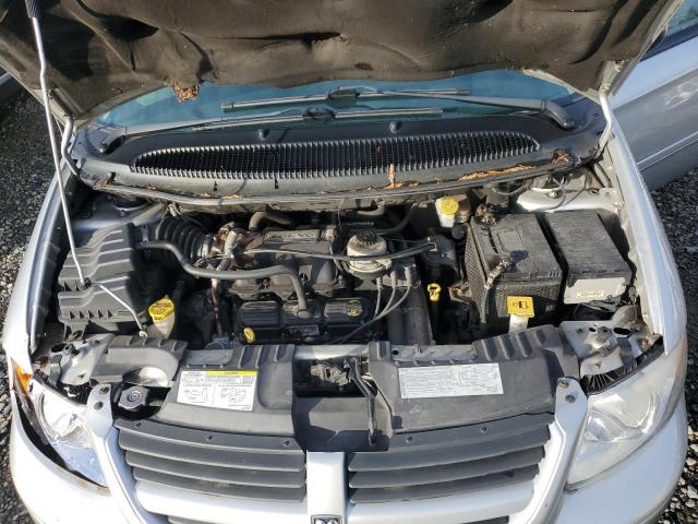 2D4GP44L87R104969 - 2007 DODGE GRAND CARA SXT SILVER photo 12