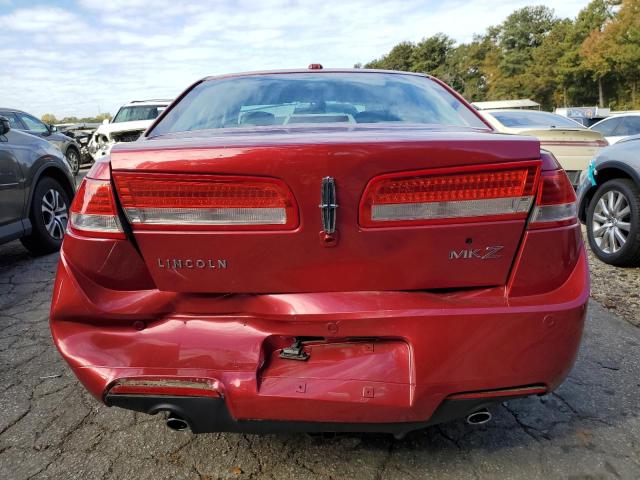 3LNHL2GCXAR753165 - 2010 LINCOLN MKZ RED photo 6