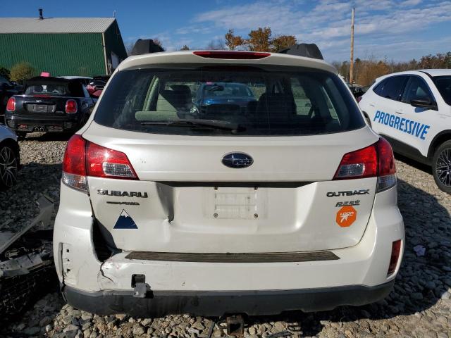 4S4BRBAC7D3255229 - 2013 SUBARU OUTBACK 2.5I WHITE photo 6