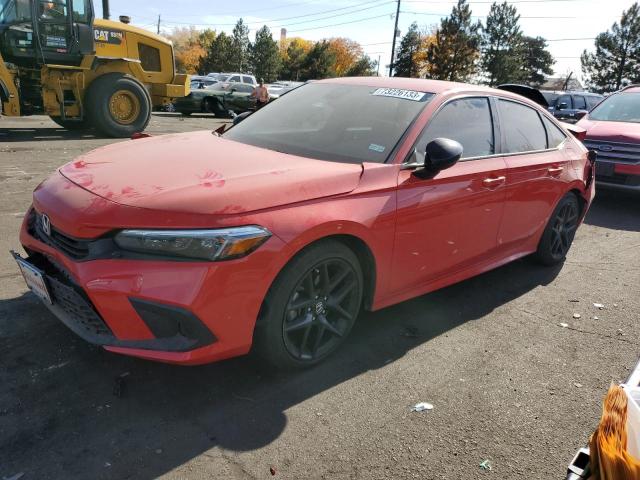 2HGFE2F52NH586036 - 2022 HONDA CIVIC SPORT 红色 照片 1
