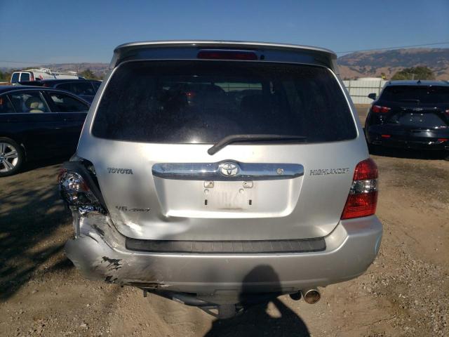 JTEEP21A070191574 - 2007 TOYOTA HIGHLANDER SPORT SILVER photo 6