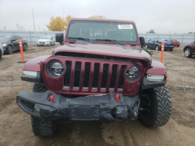 1C6JJTBG3ML582216 - 2021 JEEP GLADIATOR RUBICON MAROON photo 5