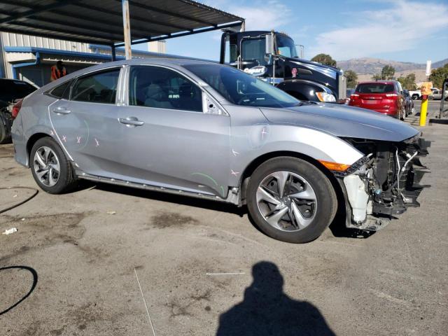 2HGFC2F66LH570790 - 2020 HONDA CIVIC LX SILVER photo 4