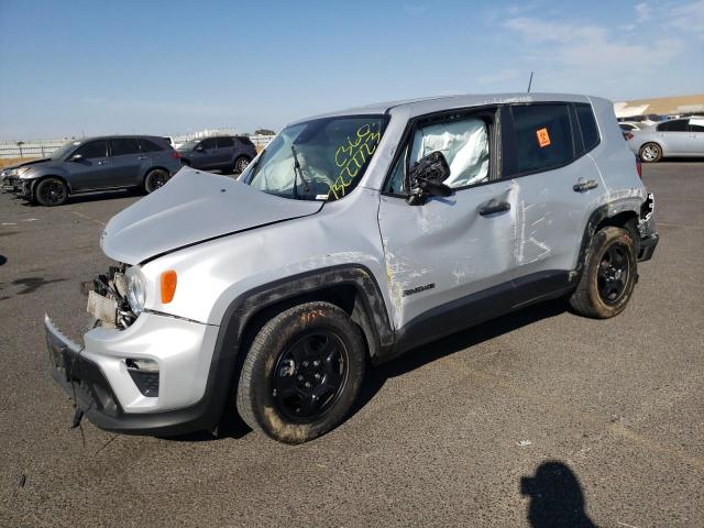 ZACNJCAB0MPM64262 - 2021 JEEP RENEGADE SPORT SILVER photo 1