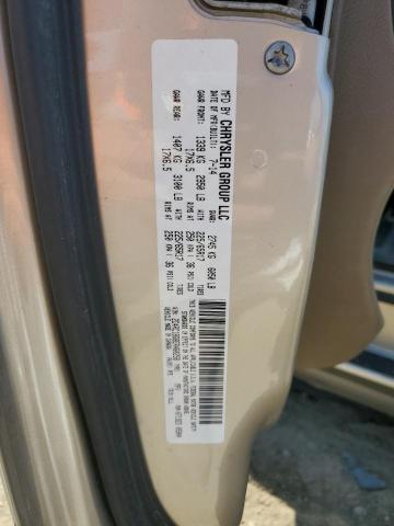 2C4RC1BG8ER460258 - 2014 CHRYSLER TOWN & COU TOURING TAN photo 14