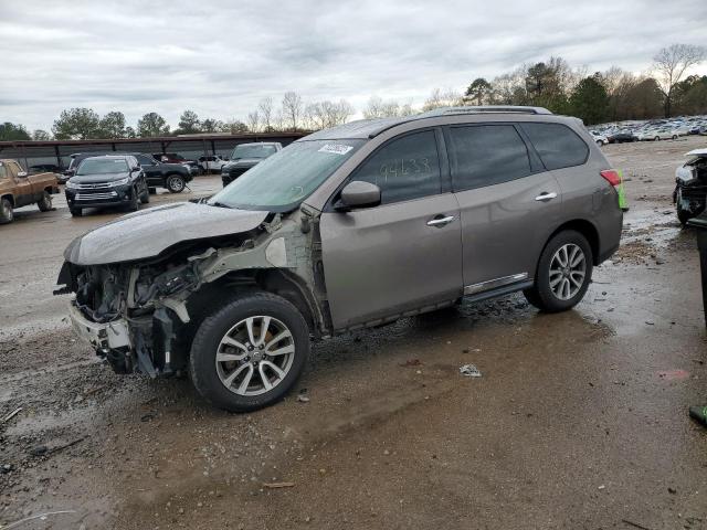 5N1AR2MNXDC655410 - 2013 NISSAN PATHFINDER S 棕色 照片 1
