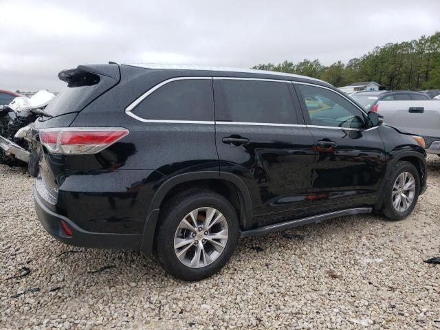 5TDKKRFH1FS091211 - 2015 TOYOTA HIGHLANDER XLE BLACK photo 3