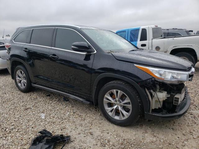 5TDKKRFH1FS091211 - 2015 TOYOTA HIGHLANDER XLE BLACK photo 4