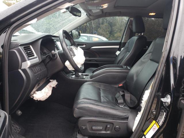 5TDKKRFH1FS091211 - 2015 TOYOTA HIGHLANDER XLE BLACK photo 7