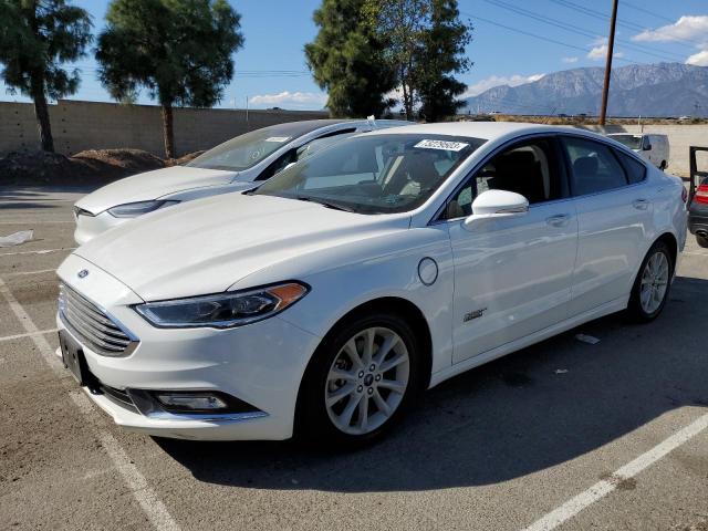 3FA6P0PU1HR264571 - 2017 FORD FUSION SE PHEV WHITE photo 1