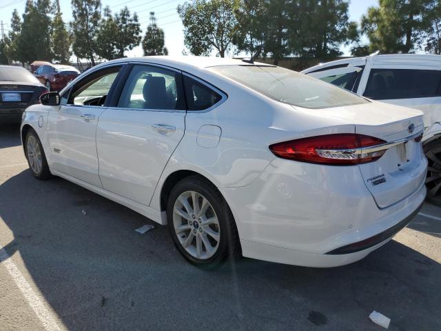 3FA6P0PU1HR264571 - 2017 FORD FUSION SE PHEV WHITE photo 2