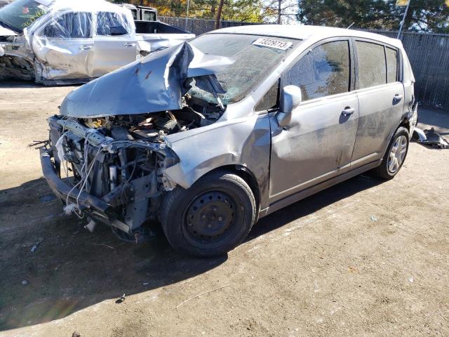 3N1BC1CPXCK285398 - 2012 NISSAN VERSA S GRAY photo 1