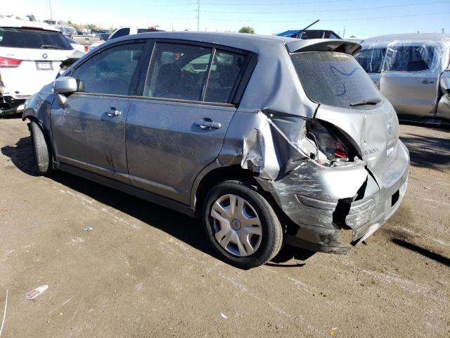 3N1BC1CPXCK285398 - 2012 NISSAN VERSA S GRAY photo 2