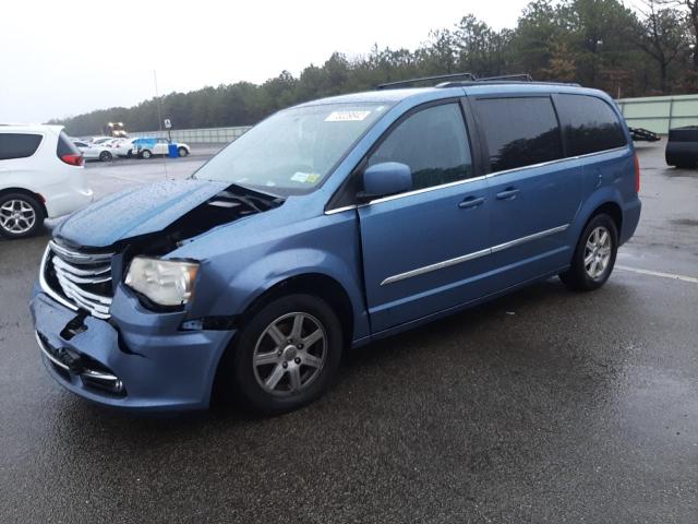 2C4RC1BG9CR187134 - 2012 CHRYSLER TOWN & COU BLUE photo 1