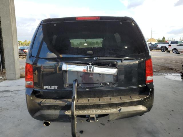 5FNYF3H51DB017206 - 2013 HONDA PILOT EXL BLACK photo 6