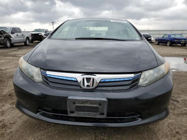 JHMFB4F38CS006052 - 2012 HONDA CIVIC HYBRID L BLACK photo 5