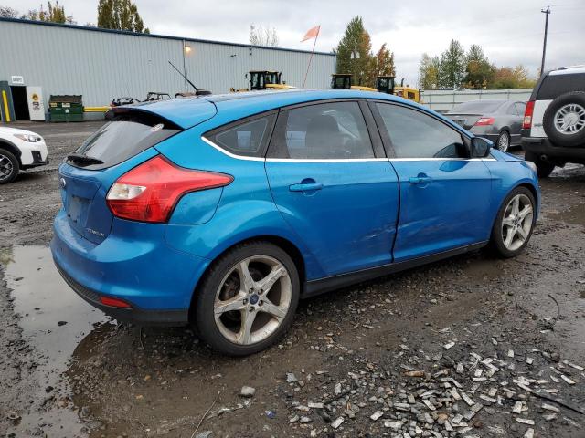 1FAHP3N29CL468800 - 2012 FORD FOCUS TITANIUM BLUE photo 3