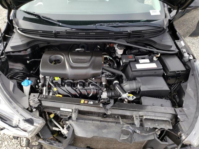 3KPA24AB9KE183432 - 2019 KIA RIO S BLACK photo 11