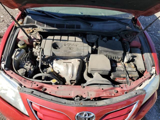 4T4BF3EK7BR207419 - 2011 TOYOTA CAMRY BASE RED photo 11