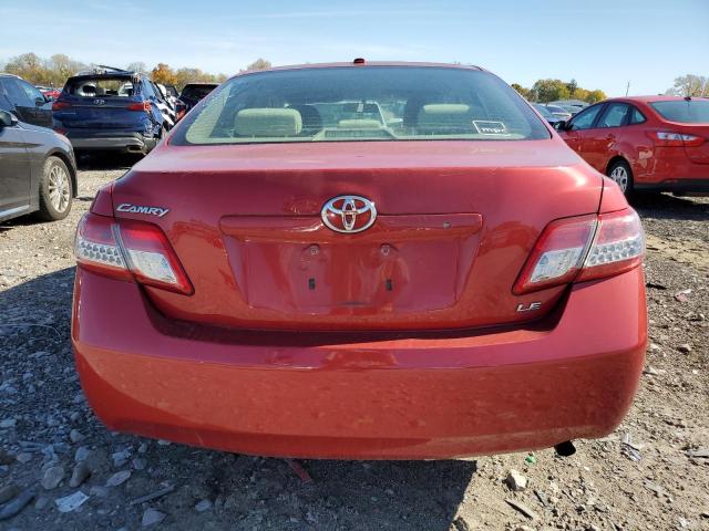 4T4BF3EK7BR207419 - 2011 TOYOTA CAMRY BASE RED photo 6