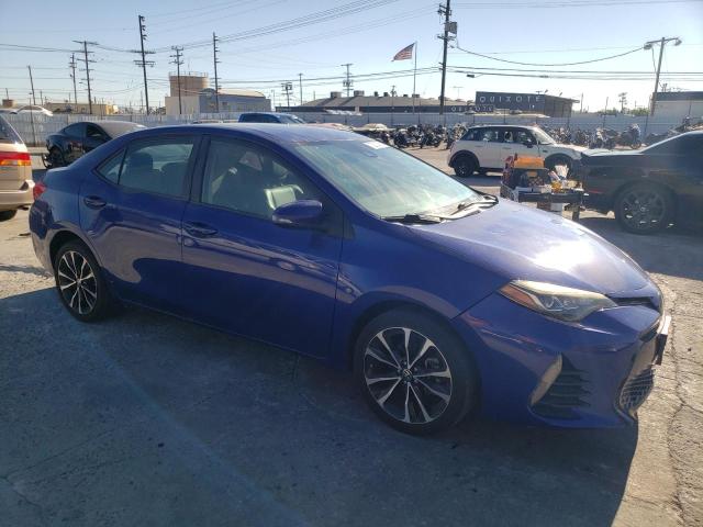 2T1BURHE4KC151269 - 2019 TOYOTA COROLLA L BLUE photo 4