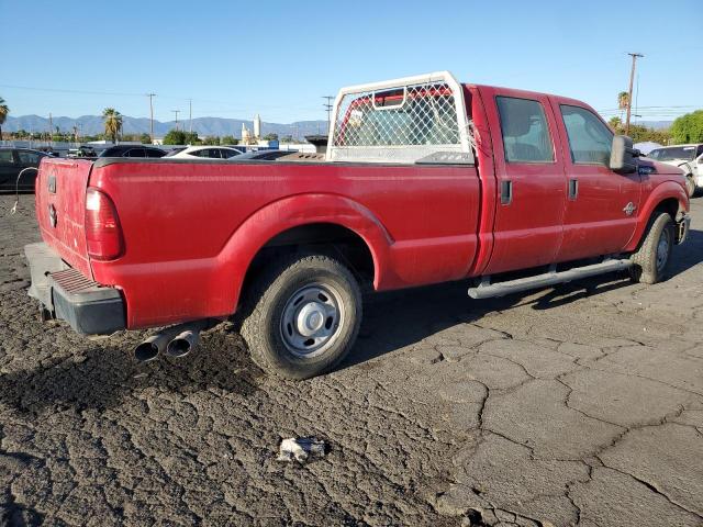 1FT7W2AT8BEA25803 - 2011 FORD F250 SUPER DUTY RED photo 3