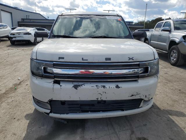 2FMGK5C80DBD37291 - 2013 FORD FLEX SEL WHITE photo 5